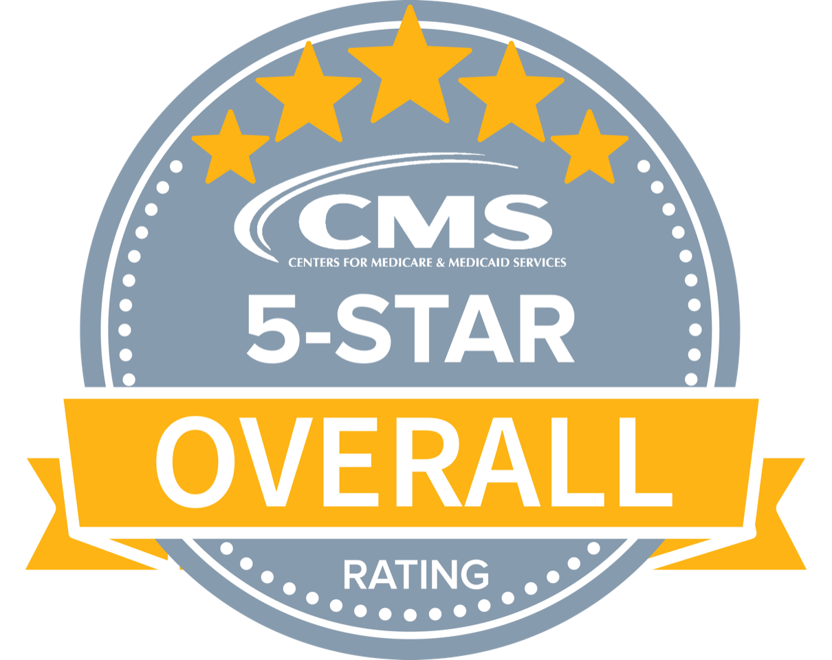 Center for Medicare and Medicaid 5-Star Quality Award Seal